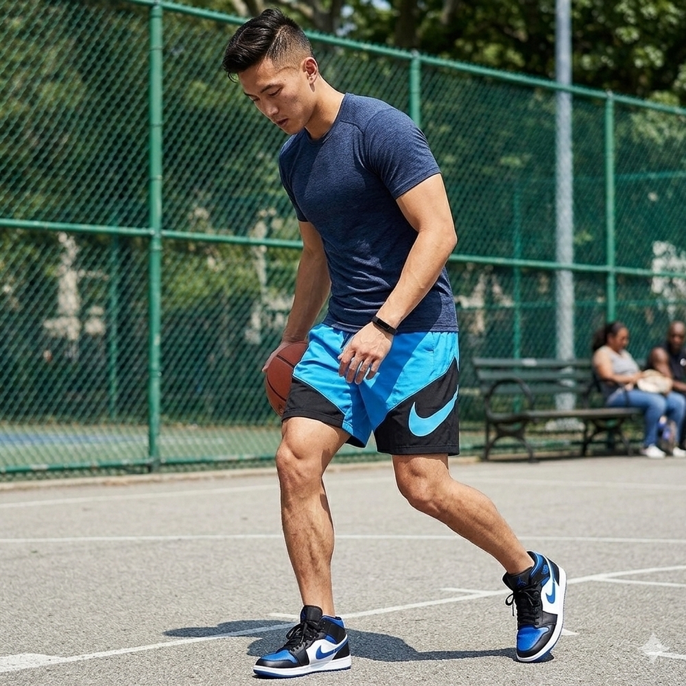 Nike Bright Blue Athletic Shorts Semi-New